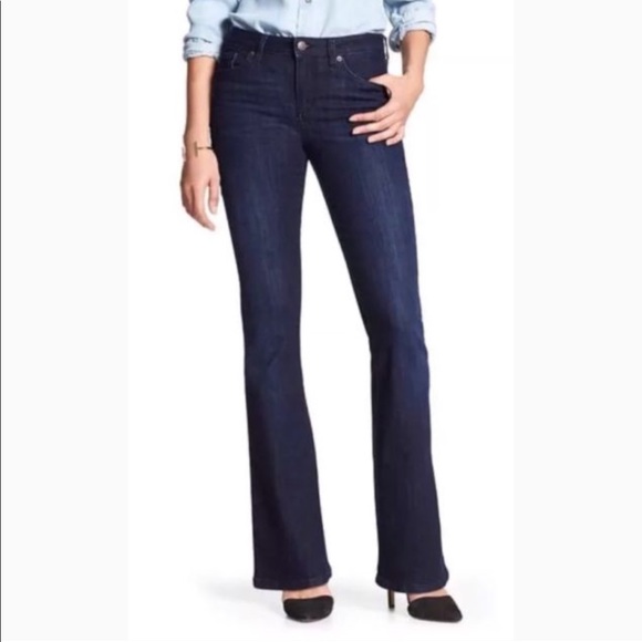 Banana Republic Denim - Banana republic wide leg dark wash jean Sz 28/6